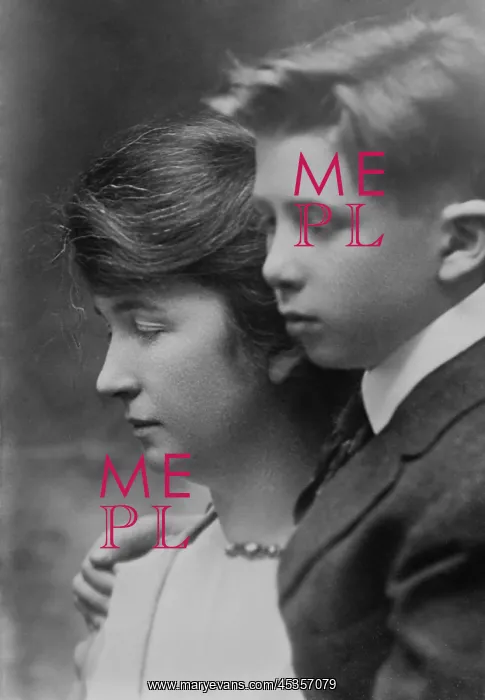 : Margaret Sanger with her oldest son Stuart Sanger : Margaret Sanger with her oldest son Stuart Sanger
