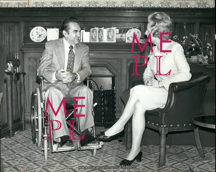 : Margaret Thatcher and Governor George Wallace : Margaret Thatcher and Governor George Wallace