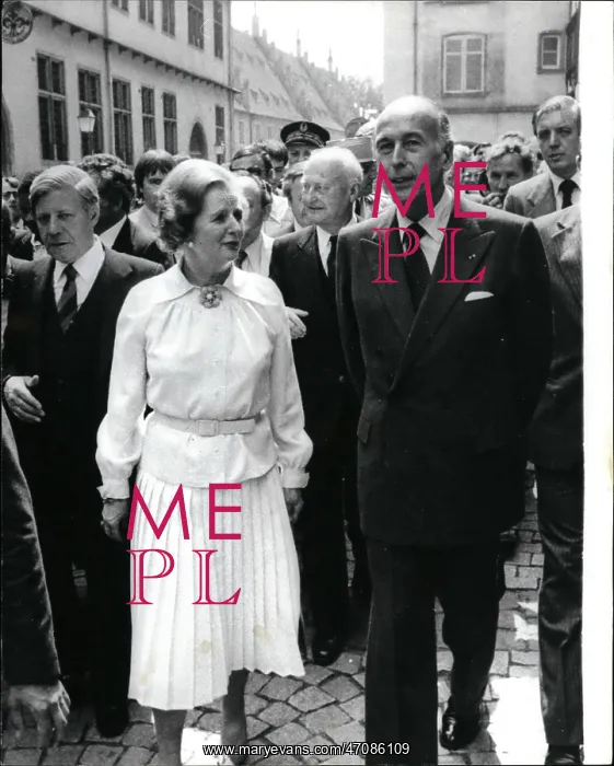 : Margaret Thatcher, Helmut Schmidt, Giscard d'Estaing : Margaret Thatcher, Helmut Schmidt, Giscard d'Estaing