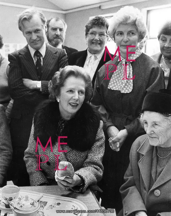 : Margaret Thatcher at Marazion Community Centre : Margaret Thatcher at Marazion Community Centre