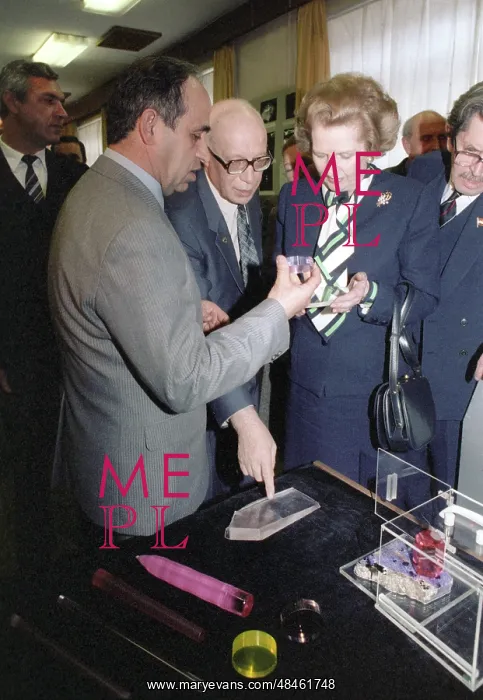 : Margaret Thatcher in Moscow, Soviet Union, 1987 : Margaret Thatcher in Moscow, Soviet Union, 1987