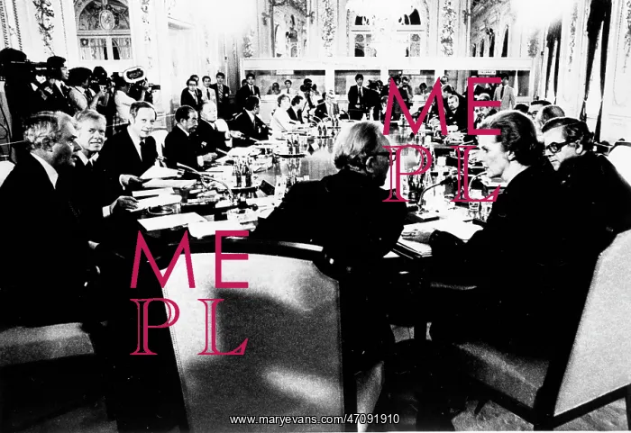 : Margaret Thatcher at Tokyo Summit Conference : Margaret Thatcher at Tokyo Summit Conference