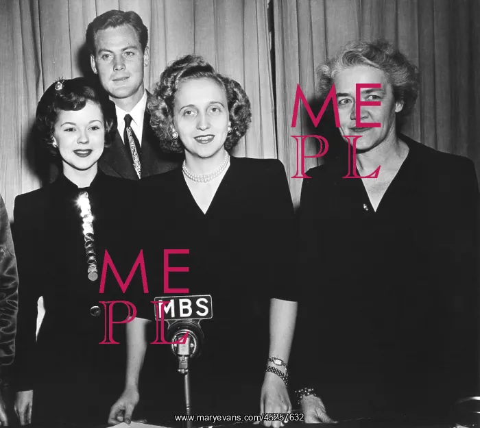 : Margaret Truman conducted a broadcast from the : Margaret Truman conducted a broadcast from the