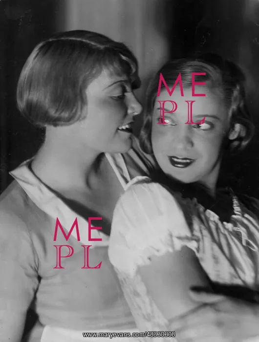 : Margarete Melzer and Wally Georgi, 1925 : Margarete Melzer and Wally Georgi, 1925