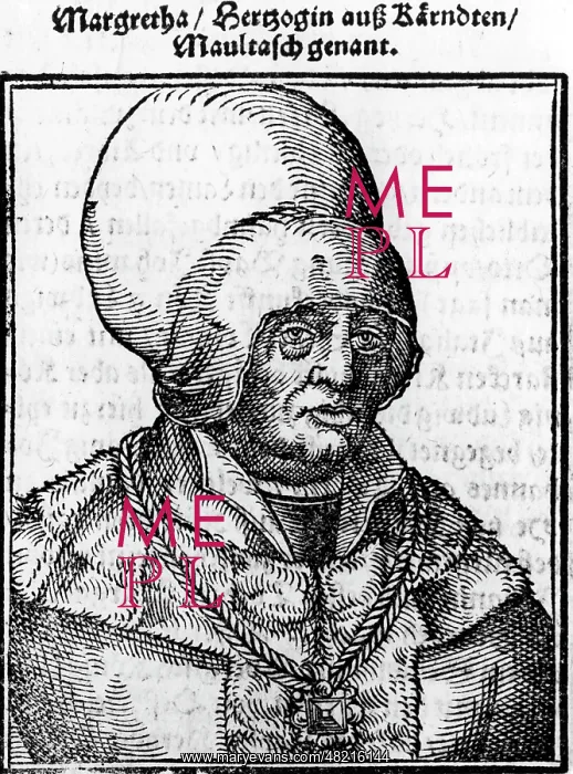 : Margretha - Austria - Erbtochter von Herzog Heinrich von Kaernten - auch genannt : Margretha - Austria - Erbtochter von Herzog Heinrich von Kaernten - auch genannt