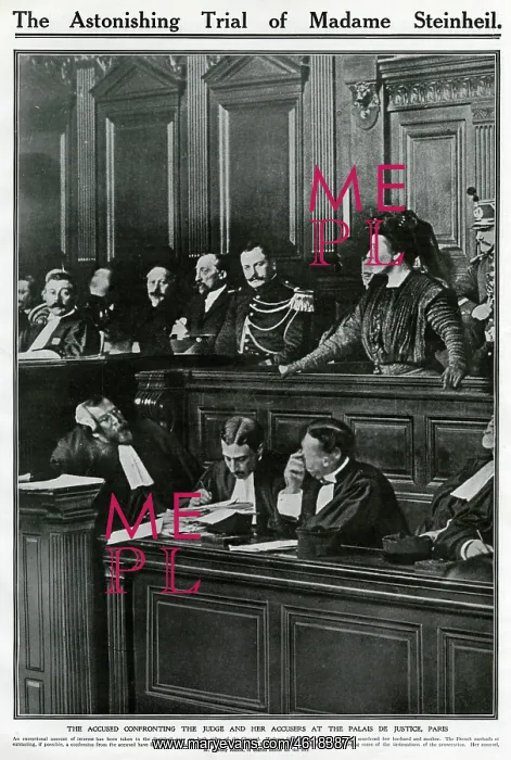 : Marguerite Steinheil on trial 1909 : Marguerite Steinheil on trial 1909