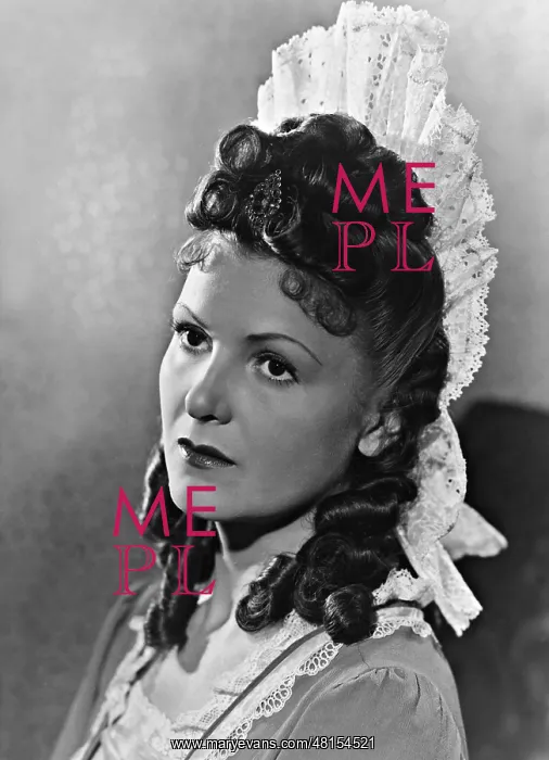 : Maria Andergast in The Dear Augustin, 1940 : Maria Andergast in The Dear Augustin, 1940