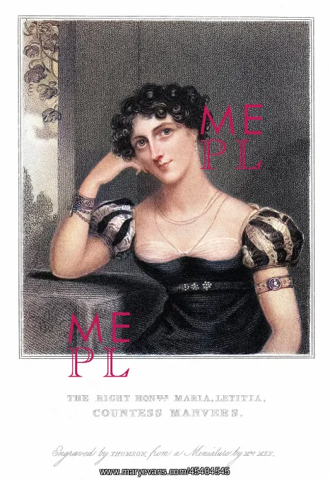 : MARIA COUNTESS MANVERS : MARIA COUNTESS MANVERS