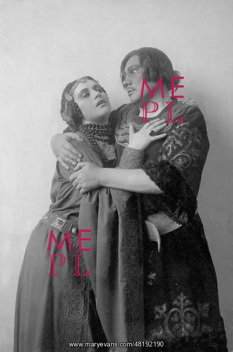 : Maria Fein and Paul Wegener in Macbeth, 1914 : Maria Fein and Paul Wegener in Macbeth, 1914