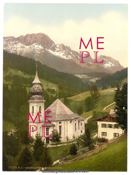 : Maria Gern, general view, Upper Bavaria, Germany : Maria Gern, general view, Upper Bavaria, Germany