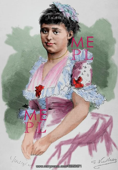 : Maria Heilbronn (19th century). French comic opera singer. E : Maria Heilbronn (19th century). French comic opera singer. E