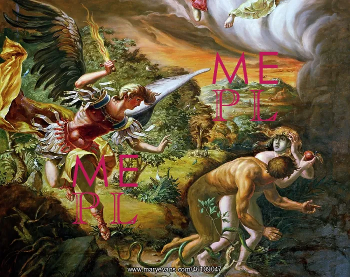 : Maria Immaculate above the Expulsion from Paradise : Maria Immaculate above the Expulsion from Paradise