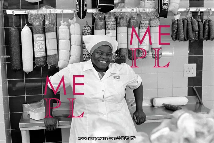 : Maria, a worker in the delicatessens section of Pick : Maria, a worker in the delicatessens section of Pick