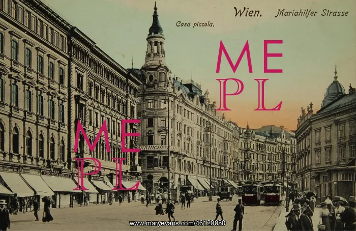 : Mariahilferstrasse in Vienna 1913 : Mariahilferstrasse in Vienna 1913