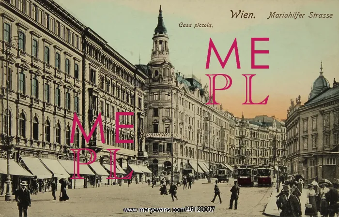 : Mariahilferstrasse in Vienna 1913 : Mariahilferstrasse in Vienna 1913