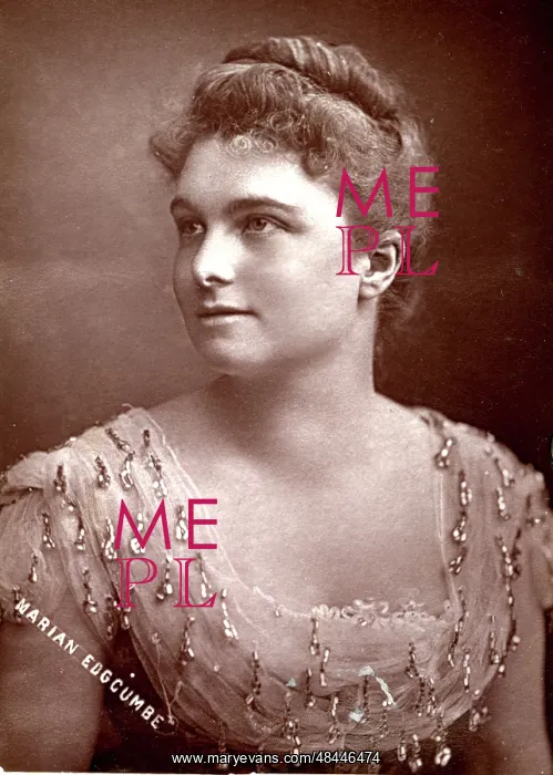  : Marian Edgcumbe, Victorian actress