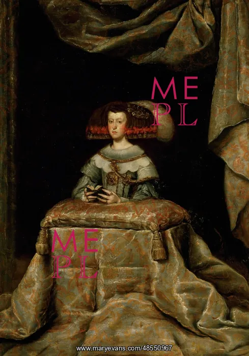 : Mariana of Austria at Prayer, by Velazquez : Mariana of Austria at Prayer, by Velazquez