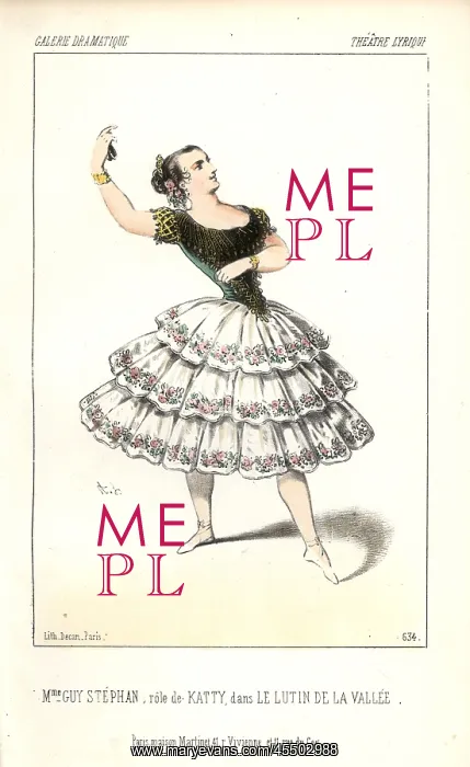 : Marie Guy-Stephan in the role of Katty in Le : Marie Guy-Stephan in the role of Katty in Le