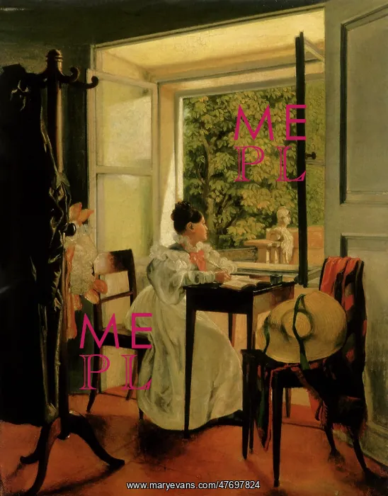  : Marie Krafft at her Writing Desk