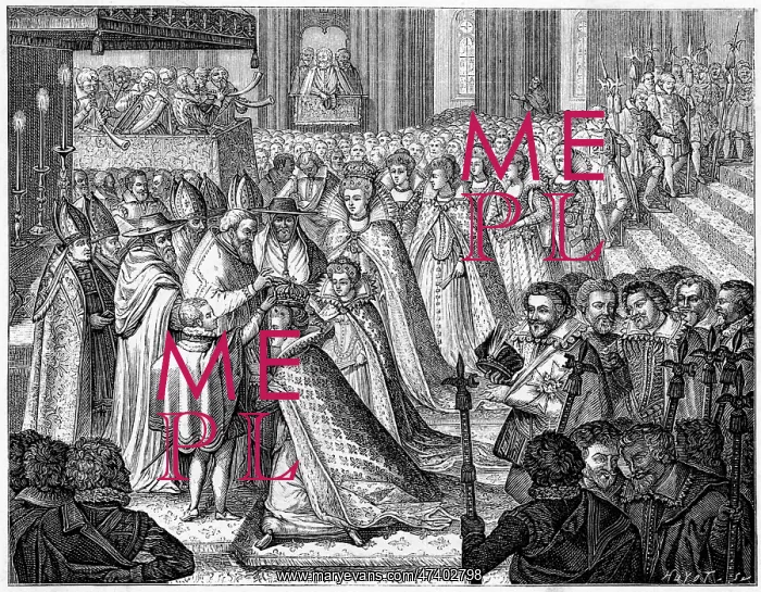 : MARIE DE MEDICIS CROWNED : MARIE DE MEDICIS CROWNED