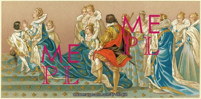 : Marie De Medicis - Racinet : Marie De Medicis - Racinet