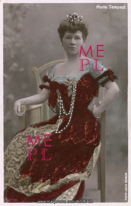: Marie Tempest - famous British light soprano : Marie Tempest - famous British light soprano