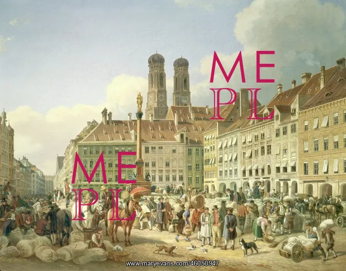 : Marien place in Munich : Marien place in Munich