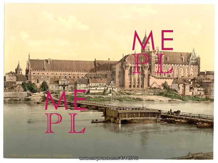 : Marienburg, west side, Prussia, Germany (i.e. Malbork, Pola : Marienburg, west side, Prussia, Germany (i.e. Malbork, Pola