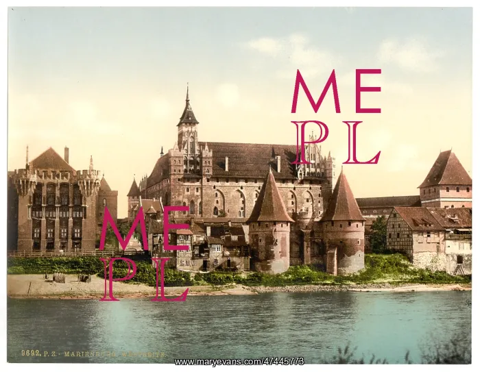 : Marienburg, west side, Prussia, Germany (i.e. Malbork, Pola : Marienburg, west side, Prussia, Germany (i.e. Malbork, Pola