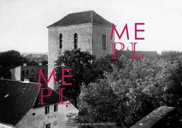 : The Marienkirche in Strausberg, 1931 : The Marienkirche in Strausberg, 1931