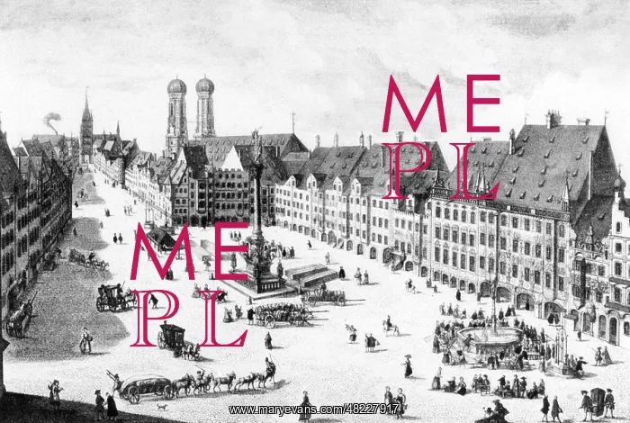  : Marienplatz in Munich, 1730