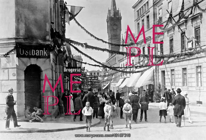 : Marienwerder on the day of the referendum, 1920 : Marienwerder on the day of the referendum, 1920