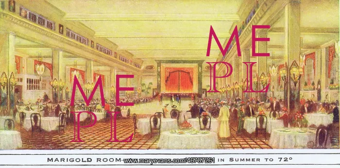 : The Marigold Rooms in the Bismark Gardens, Chicago : The Marigold Rooms in the Bismark Gardens, Chicago
