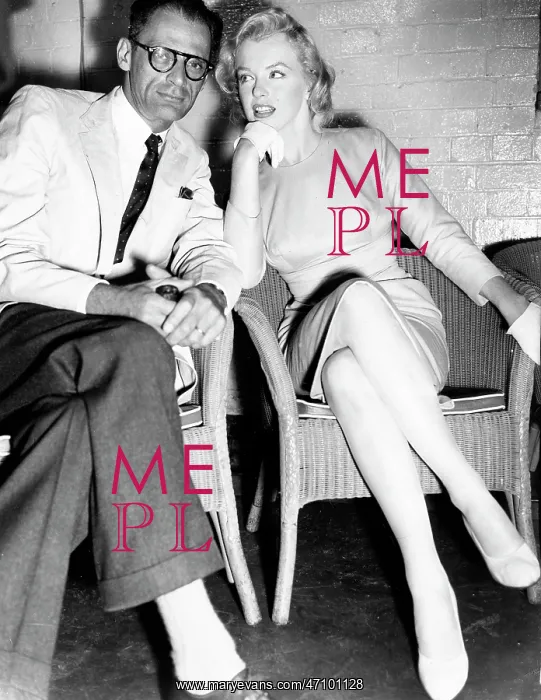 : Marilyn Monroe and husband Arthur Miller, London : Marilyn Monroe and husband Arthur Miller, London