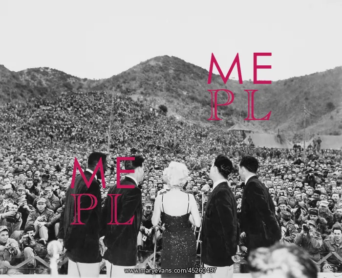 : Marilyn Monroe performing for an estimated 13, 000 : Marilyn Monroe performing for an estimated 13, 000