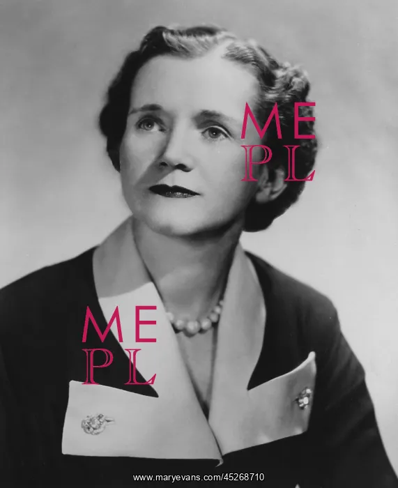 : Marine biologist Rachel Carson, after she published : Marine biologist Rachel Carson, after she published