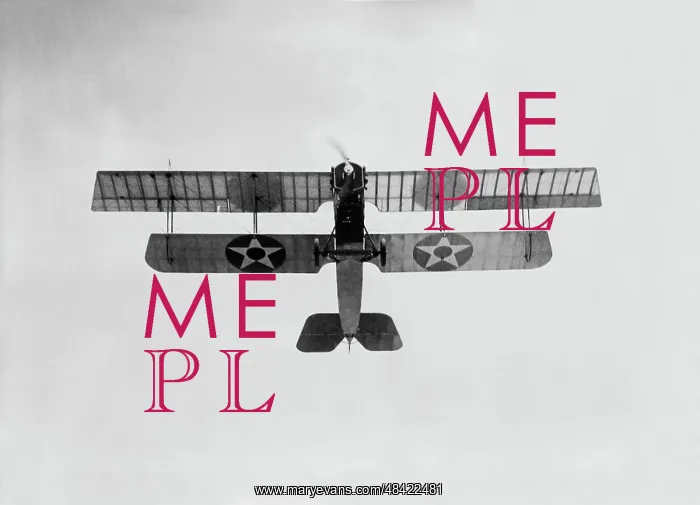 : A Marine biplane performing a loop during World War I : A Marine biplane performing a loop during World War I