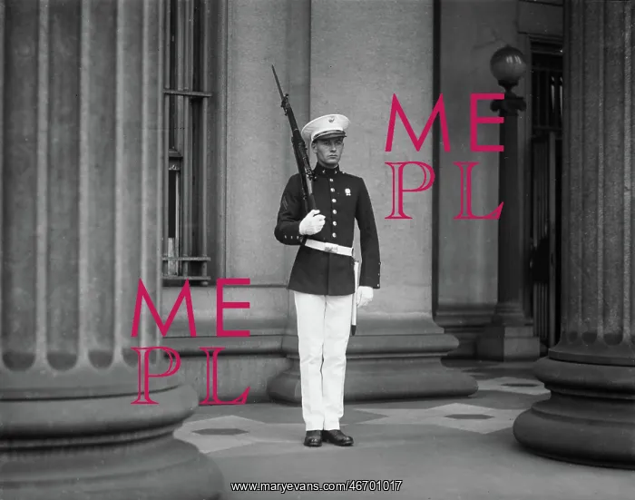 : Marine - Man - Uniform - Guard : Marine - Man - Uniform - Guard