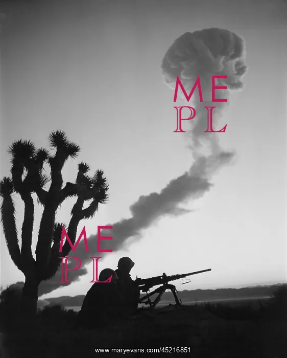 : US Marines during atomic bomb testing. Over ? : US Marines during atomic bomb testing. Over ?