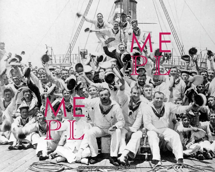  : Marines on board H.M.S. Niobe during the Boer War