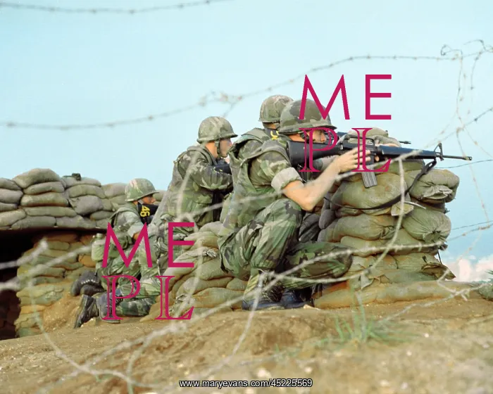 : Marines take cover behind sandbags during ? : Marines take cover behind sandbags during ?