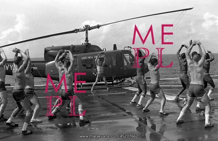 : Marines doing jumping jacks on the deck ? : Marines doing jumping jacks on the deck ?