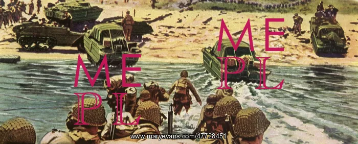 : Marines Land at Normandy : Marines Land at Normandy
