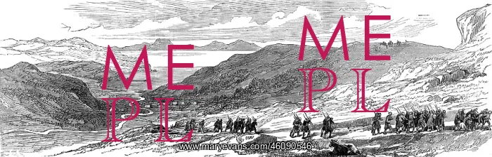 : Marines on the march to the disputed districts, Isle of Skye : Marines on the march to the disputed districts, Isle of Skye