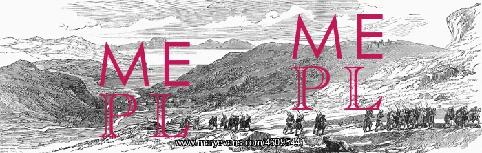 : Marines on the march on Skye : Marines on the march on Skye