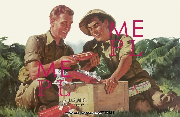 : Marines receive Gifts : Marines receive Gifts