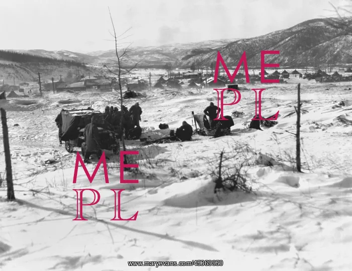: Marines seek shelter from the cold in and around : Marines seek shelter from the cold in and around