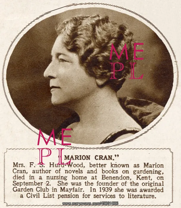 : Marion Cran : Marion Cran