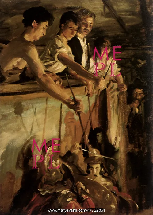 : Marionettes, by Singer Sargent : Marionettes, by Singer Sargent