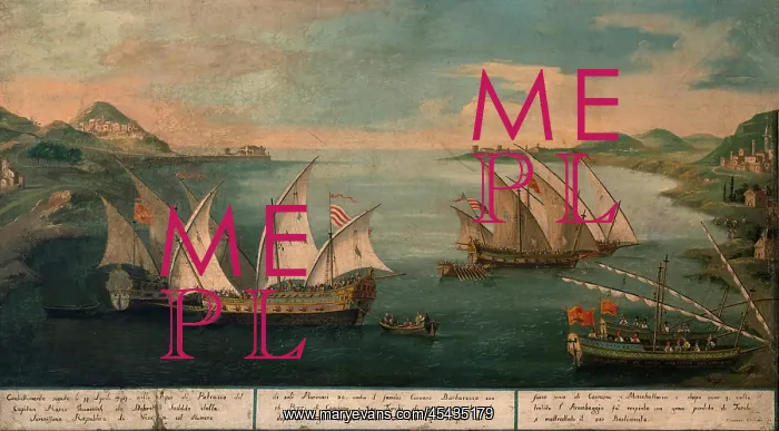 : Maritime painting, Museum Maritimum, Kotor, Montenegro : Maritime painting, Museum Maritimum, Kotor, Montenegro